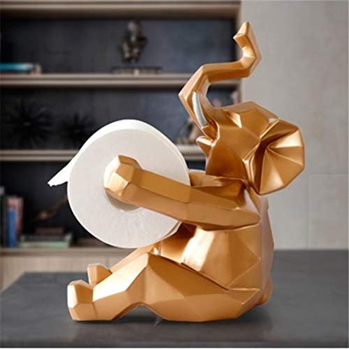 פסל ראש חיה חמוד פסל תלייה מחזיק רקמות קיר קיר בית עיצוב בית גליל נייר נייר מחזיק קופסא מתנה מתנה מתנה