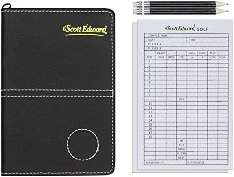 SCOTT EDWARD GOLF SCORECARD CARCE SCORECER CARCER SCORECER STATSE