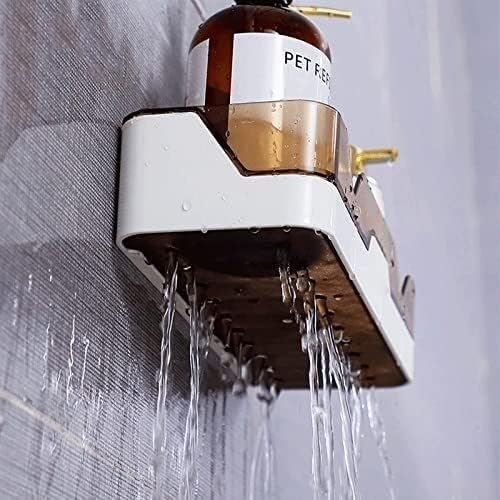 מדפי מקלחת מחזיק מדף אמבטיה קיר הר אחסון מטבח סל מטבח מתלה קוסמטי מארגן בית אביזרי אמבטיה