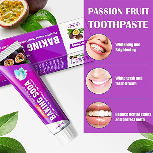 אוכמניות טבעיות/פירות פסיפל ניקוי עמוק משחת שיניים שיניים הובנת הכתם אפיית משחת שיניים 60 גרם