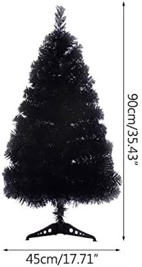 UXZDX עץ חג מולד שחור קישוטי קישוט לקישוט בית קישוט