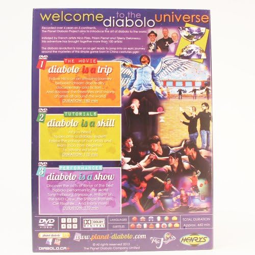 פרויקט Planet Diabolo - 3 אוסף DVD, פוסטר 1, חוברת 1