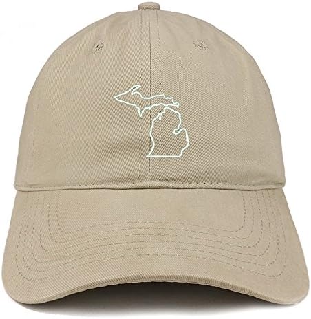 טרנדי הלבשה חנות מישיגן המדינה מתאר המדינה רקום כותנה אבא כובע