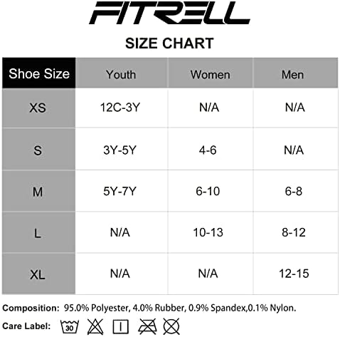 Fitrell 2/3 חבילה גרבי כדורגל כדורגל בייסבול לילדים גברים ונשים נוער גרביים גבוהות בברך.