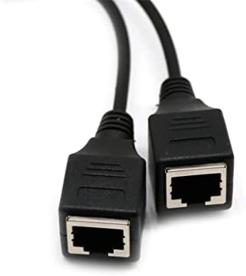 Yfqhdd rj45 זכר לנקבה יציאת שקע אתרנט LAN LAN Ethernet Network Splitter Transfiss