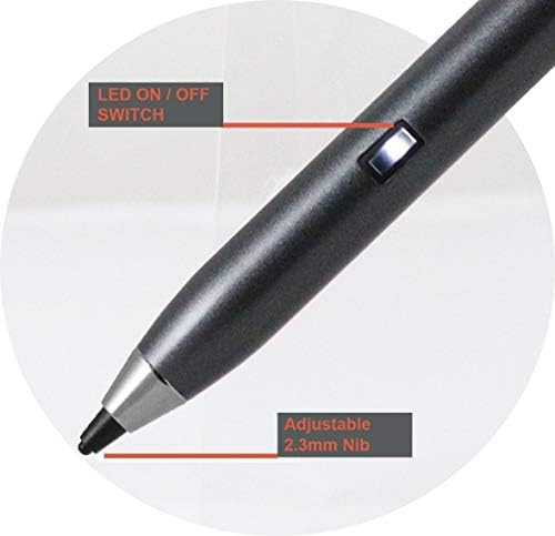 עט חרט דיגיטלי של Broonel Grey Point Digital Active תואם את Tab Lenovo E7 7