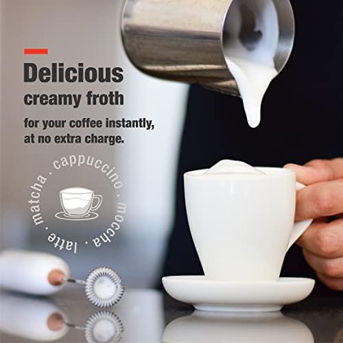 MOREM WEEVY - חלב כף יד פרימיום מקציף לקפה, אין צורך במעמד - מיני מערבל עם מיני נירוסטה מיני הקצפה למשקאות מושלמים!