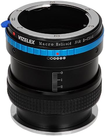 מתאם Helicile Vizelex הגדלה משתנה תואם עדשות G-type של Nikon F-Mount למצלמות Nikon F-Mount