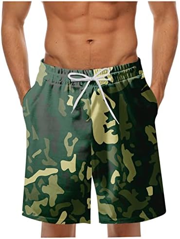 ADSSSDQ מכנסיים קצרים לגברים קיץ מכנסי גלישה הוואי אופנה מזדמנים מכנסי חוף רופפים מכנסיים קשורים להדפיס מכנסי טרנד גברים