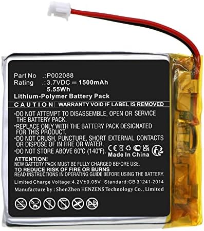 Synergy Digital Baby Monitor Battery, התואם ל- Aletcto DVM-69 Monitor Baby, קיבולת גבוהה במיוחד, החלפה לסוללה של Alecto P002088