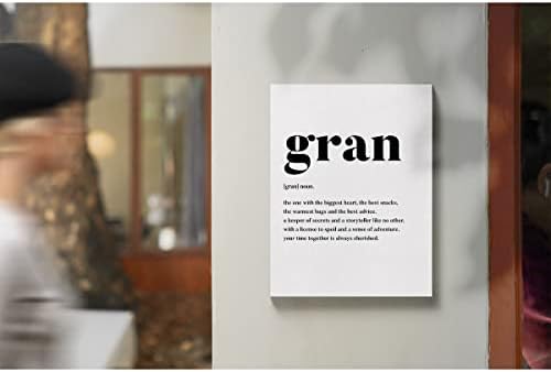 גראן הגדרת קנבס ממוסגר אמנות קיר ביתי, ציורים מודרניים של גראן יצירות דפוס פוסטר 12 x 15, עיצוב קיר מושלם למתנה ביתית