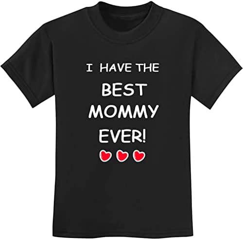 ילדה פעוטות ילדה הכי טובה אמא ​​אי פעם חולצת טריקו אוהבת את מתנות האמא שלי לאמהות לילדים