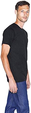 אמריקן אפרל יוניסקס-למבוגרים בסדר ג ' רזי צווארון עגול קצר שרוול חולצה, 2-חבילה