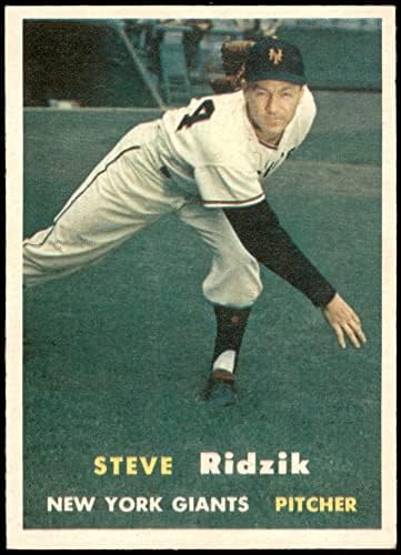 1957 Topps 123 Steve Ridzik New York Giants NM Giants