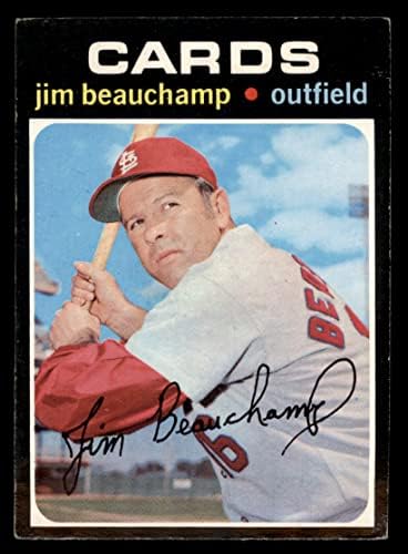 1971 Topps 322 Jim Beauchamp St. Louis Cardinals VG/Ex Cardinal