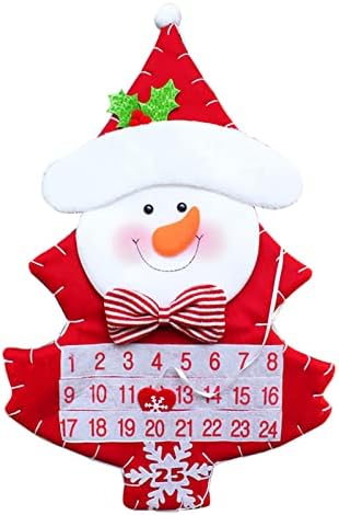 לוח שנה לוח שנה ספירה לאחור דקור אדוונט סנטה חג המולד בד חג המולד בית תפאורה למבוגרים לוח שנה 2022