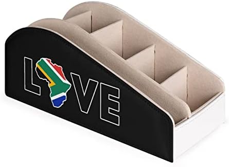 אהבת דרום אפריקה טלוויזיה שלט רחוק מחזיקי ארגונית תיבת עט עיפרון שולחן אחסון נושא כלים עם 6 תא