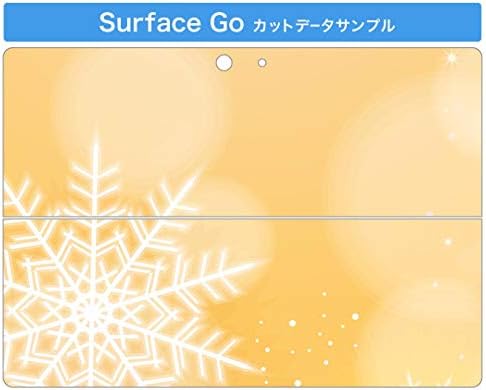 כיסוי מדבקות Igsticker עבור Microsoft Surface Go/Go 2 אולטרה דק מגן מדבקת גוף עורות 001438 גביש שלג סבון חורף בועת חורף