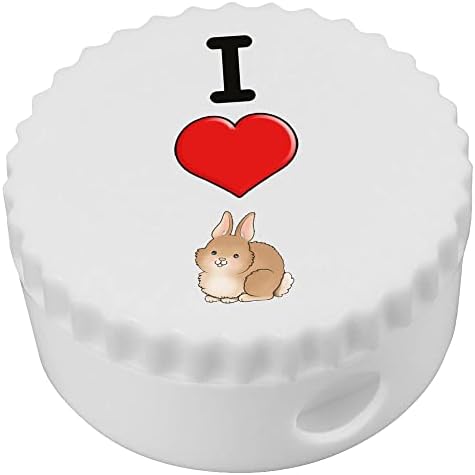 Azeeda 'אני אוהב ארנבות' מחדד עיפרון קומפקטי