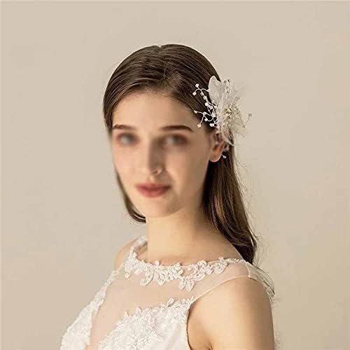 N/A פרחים קליפים כלות פנינים תכשיטים שיער נשים בעבודת יד כיסוי אופנה אביזרי חתונה אופנה שושבינה לבגדי ראש