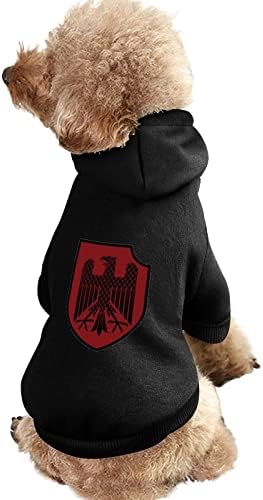 אביר גרמני מגן Heraldic בגדי כלבים קפוצ'ונים חיל חיות חורף קפוצ'ונים רכים וחמים של כלבים לכלבים בינוניים קטנים