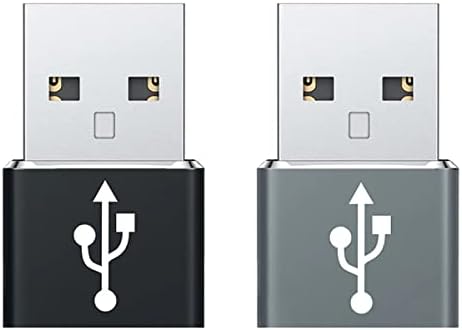 USB-C נקבה ל- USB מתאם מהיר זכר התואם למכשירי Realme X7 Pro Ultra עבור מטען, סנכרון, מכשירי OTG כמו מקלדת, עכבר, ZIP, GAMEPAD, PD