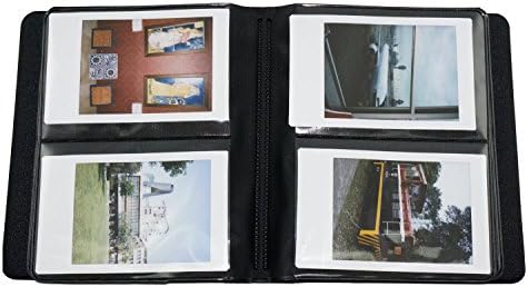 אלבום תמונות עבור Fujifilm Instax Mini 7s / 8/9 / 11/25 / 50/70/90 Macaron Frame Frame Mini Films Black Black