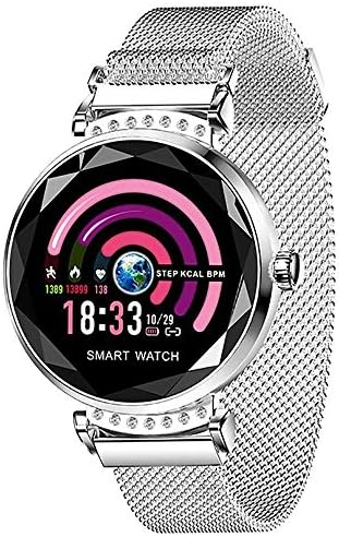 שעון חכם של SDFGH Fitness Watch, שעון שעון כושר אטום למים גשש פעילות עם צג דופק, צמיד חכם לביש צג שינה צעד מונה צעד שעון לגברים נשים