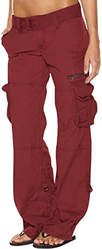 מכנסי מטען Teengirls מכנסיים היפי פאנק מכנסיים גותי מכנסיים מרובי כיסים מכנסי טרנינג ישר מכנסיים ארוכים מזדמנים