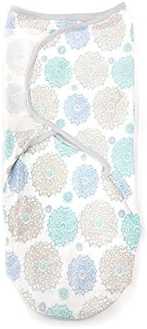 Sense-U Swaddle Moket מתכווננת מקורית מקורית עוטפת תינוקות כותנה רכה כוכב הדפס פרחוני