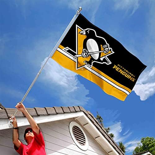 פיטסבורג פינגווינים לוגו דגל באנר 3x5 רגל