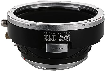 Fotodiox pro tlt rokr tilt/shift עדשת העדשה מתאם תואם עדשות Pentax 6x7 על Canon EOS EF ו- EF-S מצלמות EF-S