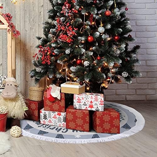 חצאית עץ חג המולד, צללית כלב חג המולד בגודל 30 מחצלת עץ עץ חג המולד עם ציצית, חצאית עץ חג המולד, מחצלת בסיס עץ חג מולד שמח למסיבת חג שמח חג המולד חג המולד קישוטים לחג עץ