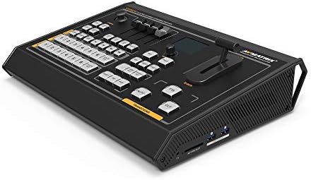 Neway Avmatrix VS0605U 6 CH כניסות מתג סטרימינג רב-פורמטי עם חריץ כרטיס SD מובנה להקלטת PGM ומפתח LUMA לסטודיו וירטואלי