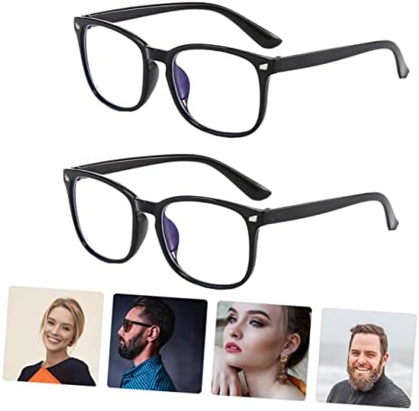 2 יחידות משקפיים ברור משקפיים לנשים כחול אור משקפיים לנשים גברים של אופנה משקפיים נשים טלוויזיה משקפיים