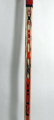 2006-08 קרולינה הוריקנים ג'ון גרהמה 47 משחק השתמש בשוער Reebok Stick 4 - משחק אחר השתמש בפריטים של NHL