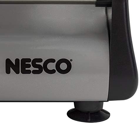 NESCO FS-200, מסלול מזון, אפור, אלומיניום עם להב נירוסטה בגודל 7.5 אינץ ', 180 וואט, גודל אחד