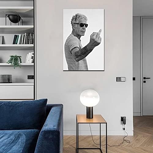 איווי אנתוני בורדיין קוק קוטן ציטוט באמנות אצבעות פוסטר אמנות ואמנות קיר הדפסת פוסטרים מודרניים לעיצוב חדר שינה משפחתי 12x18 אינץ '