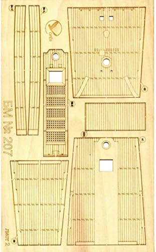 אורל 207/3 עץ פורניר סיפוני קרב של 3 דרגה לה פלורון, צרפת 1729, חיל הים, בקנה מידה 1/100, נייר דגם ערכת צבאי צי