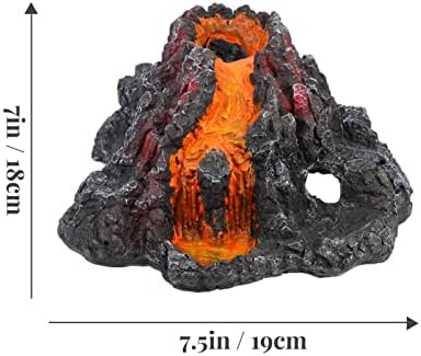 Patkaw Hermit Crab אספקת אקווריום קישור הר הגעש טנק דגים הר הגעש סלע הר הגעש דמויות קישוטי מערות הרים