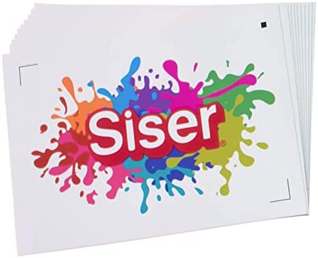 SISER TTD מסכה קלה 8.4 X 11 גיליונות - קלטת העברה ל- EasyColor DTV