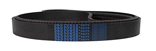 D&D PowerDrive 6-3VX425 חגורת V עם חגורה משובצת, גומי