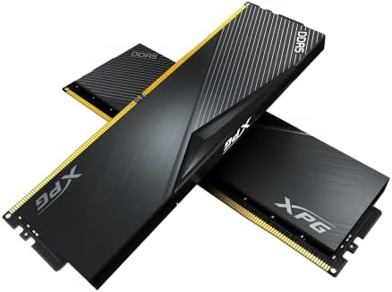 XPG Lancer DDR5 5600MHz 32GB CL36-36-36 UDIMM 288 פינים שולחן עבודה שולחן עבודה SDRAM זיכרון RAM ערכת שחור