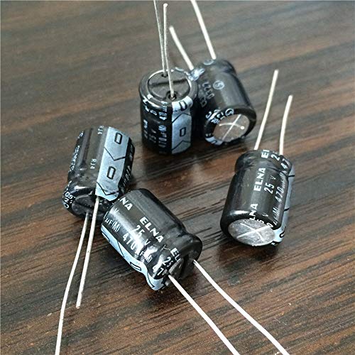 10 יחידים 470UF 25V יפן אלנה RJ4 סדרה 10x12.5 ממ 25v470UF קבל קבלים