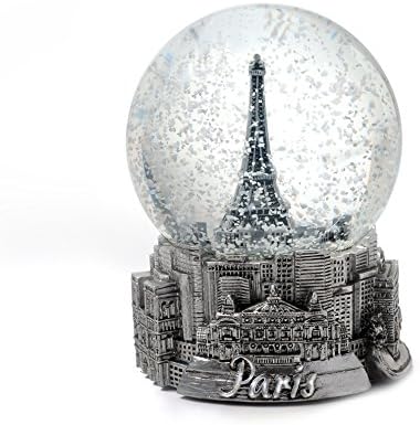 פריז צרפת אייפל מגדל המוזיקלי שלג 100 ממ - מנגן La Vie en Rose