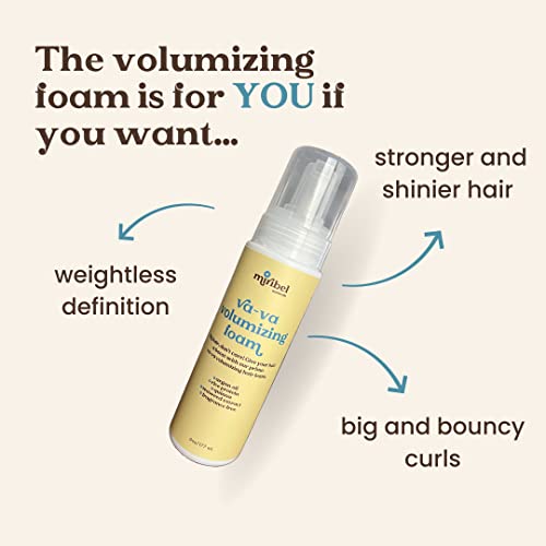חלבון שיער של מיריבל, תלתלים מוגדרים וצרור נפח חלבון כוח כוח כוח + קרם שיער חלומי + VA VA נפח קצף שיער