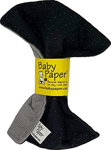 תינוק נייר מרקם אפור / שחור הדפסת להתקמט צעצוע / חושי צעצוע לתינוקות, פעוטות, & מגבר; תינוקות / מתנה גדולה עבור תינוק מקלחות