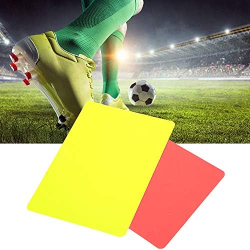 כרטיסי שופט כדורגל של כדורגל, כרטיסי אזהרה אדומים וצהובים בכדורגל ציוד משחקי כדורגל ציוד כלי שיפוץ