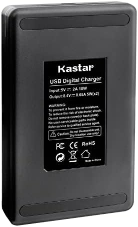 KASTAR NP-FZ100 LKD2 מטען סוללות USB תואם למצלמה דיגיטלית ללא מראה של Sony Alpha 1, Alpha 7R V מצלמה ללא מראה, FX3, FX30 CINEMA CINEMA CALAME, FX30 SUPER 35 מצלמה