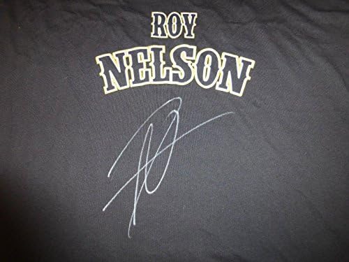 רוי נלסון חתום על UFC 159 חולצת טיול פסא PSA/DNA COA Big Count